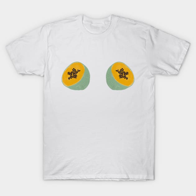 Papaya T-Shirt by RosanneCreates